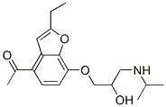 CAS#: 39544-02-0， 1-[2-Ethyl-7-[2-Hydroxy-3-(Propan-2-Ylamino)Propoxy]-1-Benzofuran-4-Yl]Ethanone