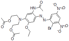 CAS#: 3956-55-6， 2-[[5-Acetamido-4-(2-Bromo-3,5-Dinitrophenyl)Diazenyl-2-Ethoxyphenyl]-(2-Acetyloxyethyl)Amino]Ethyl Acetate