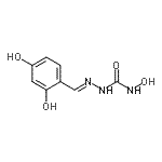 CAS#: 395639-32-4， (2E)-2-(2,4-Dihydroxybenzylidene)-N-Hydroxyhydrazinecarboxamide