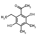 CAS#: 396639-83-1， 1-(2-Ethyl-3,6-Dihydroxy-4,5-Dimethylphenyl)Ethanone