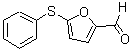 结构式 CAS# 39689-03-7, 5-(苯基巯基)-2-糠醛