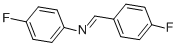 structure of CAS# 39769-09-0, 4,4'-Difluorobenzylideneaniline;(4-Fluorobenzylidene)-(4-Fluorophenyl)Amine;Zinc02147222;4-Fluoro-N-(4-Fluorobenzylidene)Aniline