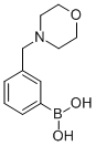 structure of CAS# 397843-58-2, [3-(4-Morpholinylmethyl)Phenyl]-Boronic Acid;[3-(Morpholin-4-Ylmethyl)Phenyl]Boronic Acid(SALTDATA: Hcl);[3-(Morpholin-4-Ylmethyl)Phenyl]Boronic Acid Hydrochloride;Boronic Acid, [3-(4-Morpholinylmethyl)Phenyl]- (9CI)