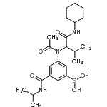 CAS#: 397843-94-6， N<Sup>2</Sup>-Acetyl-N-Cyclohexyl-N<Sup>2</Sup>-[3-(Dihydroxyboryl)-5-(Isopropylcarbamoyl)Phenyl]Valinamide