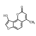CAS#: 397874-72-5， 9-Hydroxy-4-Methyl-2H-Furo[2,3-h]Chromen-2-One