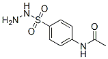 structure of CAS# 3989-50-2, N-[4-(Hydrazinesulfonyl)Phenyl]Acetamide;N-[4-(Aminosulfamoyl)Phenyl]Ethanamide;Benzenesulfonic Acid, 4-(Acetylamino)-, Hydrazide;Nsc639