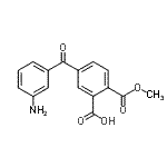 CAS#: 39973-15-4， 5-(3-Aminobenzoyl)-2-(Methoxycarbonyl)Benzoic Acid
