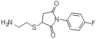 CAS#: 400063-27-6， 3-[(2-Aminoethyl)Sulfanyl]-1-(4-Fluorophenyl)-2,5-Pyrrolidinedione