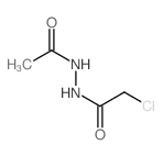 structure of CAS# 4002-21-5, N''-Acetyl-2-Chloroacetohydrazide;N'-Acetyl-2-Chloro-Acetohydrazide;2-Chloro-N'-Ethanoyl-Ethanehydrazide;Tos-Bb-1260