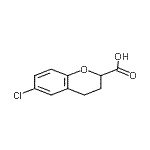 CAS#: 40026-24-2， 6-Chloro-2-Chromanecarboxylic Acid