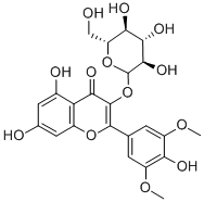 structure of CAS# 40039-49-4, Syringetin-3-Glucoside;SYRINGETIN-3-O-GLUCOSIDE WITH HPLC;SYRINGETIN-3-O-GLUCOSIDE;SYRINGETIN-3-GLUCOSIDE
