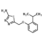 CAS#: 400739-14-2， 5-[(2-Isopropylphenoxy)Methyl]-1,3,4-Thiadiazol-2-Amine