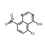 CAS#: 400784-50-1， 5-Chloro-8-Nitro-4-Quinazolinol