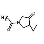CAS#: 400841-12-5， 5-Acetyl-5-Azaspiro[2.4]Heptan-7-One