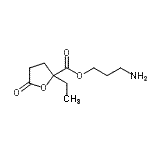 CAS#: 400881-01-8， 3-Aminopropyl 2-Ethyl-5-Oxotetrahydro-2-Furancarboxylate