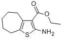 structure of CAS# 40106-13-6, Ethyl 2-Amino-5,6,7,8-Tetrahydro-4H-Cyclohepta[b]Thiophene-3-Carboxylate;2-Amino-5,6,7,8-Tetrahydro-4H-Cyclohepta[D]Thiophene-3-Carboxylic Acid Ethyl Ester;Aa017;Ethyl 2-Aminocyclohepta[B]Thiophene-3-Carboxylate