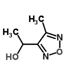 CAS 登录号：401648-84-8， 1-(4-甲基-1,2,5-恶二唑-3-基)乙醇