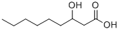structure of CAS# 40165-87-5, 3-Hydroxynonanoic Acid
