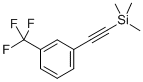 structure of CAS# 40230-93-1, 1-[(Trimethylsilyl)ethynyl]-3-(trifluoromethyl)benzene;1-(3'-Trifluoromethylphenyl)-2-(Trimethylsilyl)Acetylene;TRIMETHYL-(3-TRIFLUOROMETHYL-PHENYLETHYNYL)-SILANE;1-((TRIMETHYLSILYL)ETHYNYL)-3-TRIFLUORO&