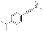 structure of CAS# 40230-97-5, N,N-Dimethyl-4-((trimethylsilyl)ethynyl)aniline;N,N-Dimethyl-4-[(Trimethylsilyl)Ethynyl]Aniline;N N-DIMETHYL-4-[(TRIMETHYLSILYL)ETHYNYL&;1-TRIMETHYLSILYLETHYNYL-4-DIMETHYLANILI&