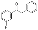 结构式 CAS# 40281-50-3, 3'-氟-2-苯基苯乙酮