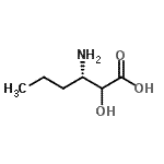 CAS#: 402959-32-4， (3S)-3-Amino-2-Hydroxyhexanoic Acid