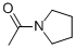 structure of CAS# 4030-18-6, 1-Acetylpyrrolidine;1-1-Pyrrolidinylethanone;Fr-0764;Pyrrolidine, 1-Acetyl-