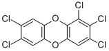 structure of CAS# 40321-76-4, 1,2,3,7,8-Pentachlorodibenzo-p-Dioxin;1,2,3,7,8-Pentachlorodibenzo-P-Dioxin;1,2,3,7,8-Penta Polychlorinated Dibenzo-P-Dioxin;1,2,3,7,8-Pentachlorodibenzo(B,E)(1,4)Dioxin