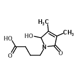 CAS#: 403820-40-6， 4-(2-Hydroxy-3,4-Dimethyl-5-Oxo-2,5-Dihydro-1H-Pyrrol-1-Yl)Butanoic Acid