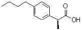 structure of CAS# 404354-76-3, (2S)-2-(4-Butylphenyl)Propanoic Acid;(2S)-2-(4-Butylphenyl)propanoic acid;(S)-2-(4-butylphenyl)propanoic acid;(S)-2-(4-Butylphenyl)-propionic acid