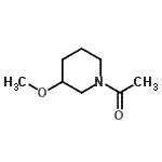 CAS#: 4045-28-7， 1-(3-Methoxy-1-Piperidinyl)Ethanone