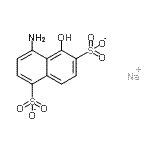 CAS#: 40492-13-5， 4-Amino-5-Hydroxy-1,6-Naphthalenedisulfonate Sodium Salt (1:1)