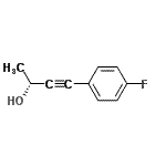 CAS#: 405065-71-6， (2R)-4-(4-Fluorophenyl)-3-Butyn-2-Ol