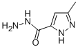 structure of CAS# 40535-14-6, 5-Methyl-1 H-Pyrazole-3-Carboxylic Acid Hydrazide;5-METHYL-1 H-PYRAZOLE-3-CARBOXYLIC ACID HYDRAZIDE;5-METHYL-2H-PYRAZOLE-3-CARBOXYLIC ACID HYDRAZIDE;3-Methyl-1H-Pyrazole-5-Carboxylicacidhydrazide