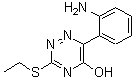 CAS#: 405921-19-9， 6-(2-Aminophenyl)-3-(Ethylsulfanyl)-1,2,4-Triazin-5-Ol