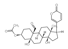 CAS#: 4064-09-9， 3b-Acetoxy-5,14-Dihydroxy-19-Oxo-5b-Bufa-20,22-Dienolide