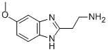 结构式 CAS# 4078-55-1, 2-氨基乙基-5(6)-甲氧基-苯并咪唑