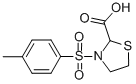 structure of CAS# 408360-05-4, 3-(Toluene-4-Sulfonyl)-Thiazolidine-2-Carboxylic Acid;(2S)-3-(4-Methylphenyl)Sulfonylthiazolidine-2-Carboxylate;(2S)-3-(4-Methylphenyl)Sulfonyl-2-Thiazolidinecarboxylate;Zinc00306196