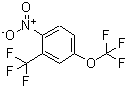 结构式 CAS# 409114-47-2, 1-硝基-4-(三氟甲氧基)-2-(三氟甲基)苯