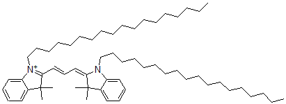 CAS#: 40957-95-7， 3,3'-Dioctadecylindocarbocyanine