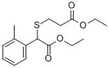 CAS#: 41022-22-4， Ethyl 3-(2-Ethoxy-2-Oxo-1-o-Tolylethylthio)Propanoate