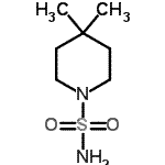 CAS#: 4109-01-7， 4,4-Dimethyl-1-Piperidinesulfonamide