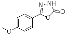结构式 CAS# 41125-75-1, 5-(4-甲氧基苯基)-1,3,4-恶二唑-2(3H)-酮