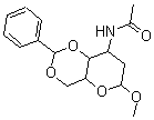 CAS#: 4115-63-3， Methyl 3-Acetamido-4,6-O-Benzylidene-2,3-Dideoxy-alpha-D-Arabino -Hexopyranoside