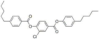 CAS#: 41161-54-0， 4-Pentylphenyl 4-(4-pentylbenzoyloxy)-3-chlorobenzoate