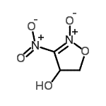 CAS 登录号：4122-46-7， 3-硝基-4,5-二氢-1,2-恶唑-4-醇2-氧化物