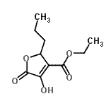 CAS#: 412299-21-9， Ethyl 4-Hydroxy-5-Oxo-2-Propyl-2,5-Dihydro-3-Furancarboxylate