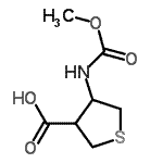 CAS#: 412304-66-6， 4-[(Methoxycarbonyl)Amino]Tetrahydro-3-Thiophenecarboxylic Acid