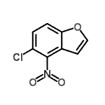 CAS#: 412336-59-5， 5-Chloro-4-Nitro-1-Benzofuran