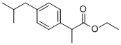 structure of CAS# 41283-72-1, Ethyl 2-(4-Isobutylphenyl)Propionate;Ethyl 2-(4-Isobutylphenyl)Propanoate;2-(4-Isobutylphenyl)Propanoic Acid Ethyl Ester;2-(4-Isobutylphenyl)Propionic Acid Ethyl Ester